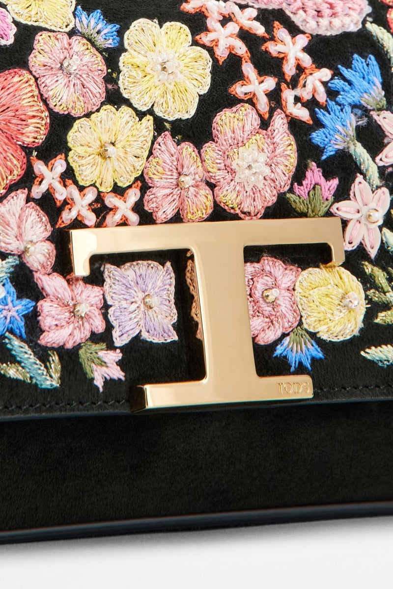 T Timeless Crossbody Bag in Suede Mini – Rahul Mishra