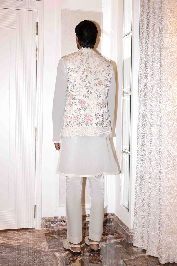 Chikankari Hand Embroidered Bandi