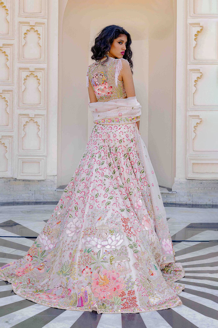 Chikankari Hand Embroidered Lehenga Set