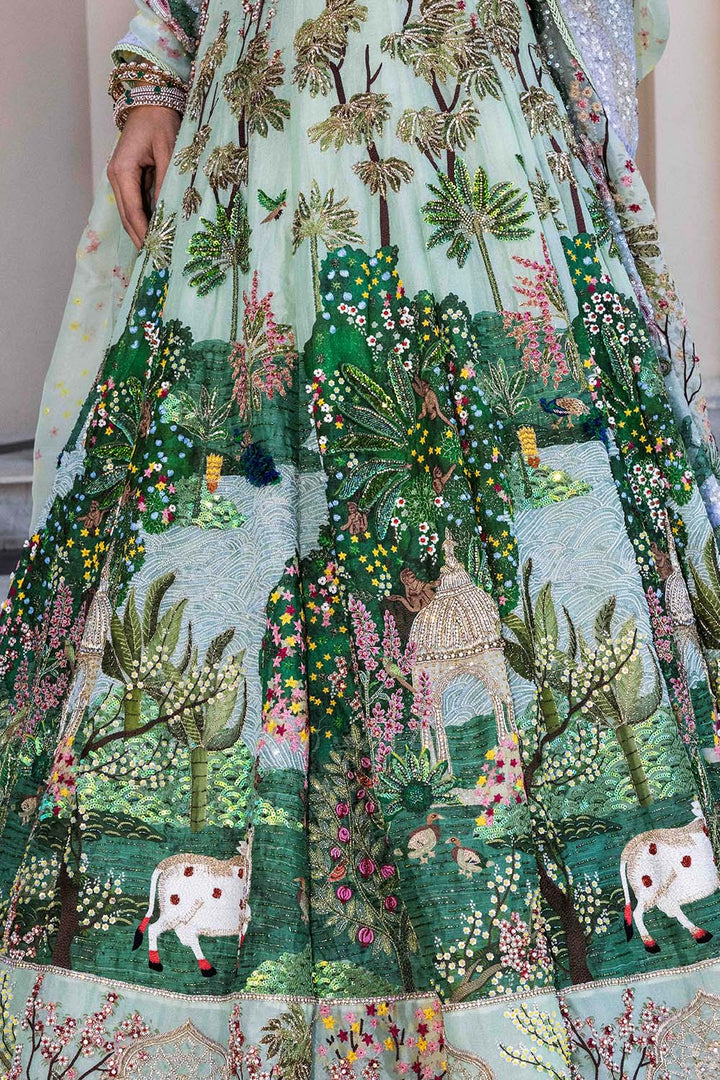 Pichwai Kalidar Lehenga Set