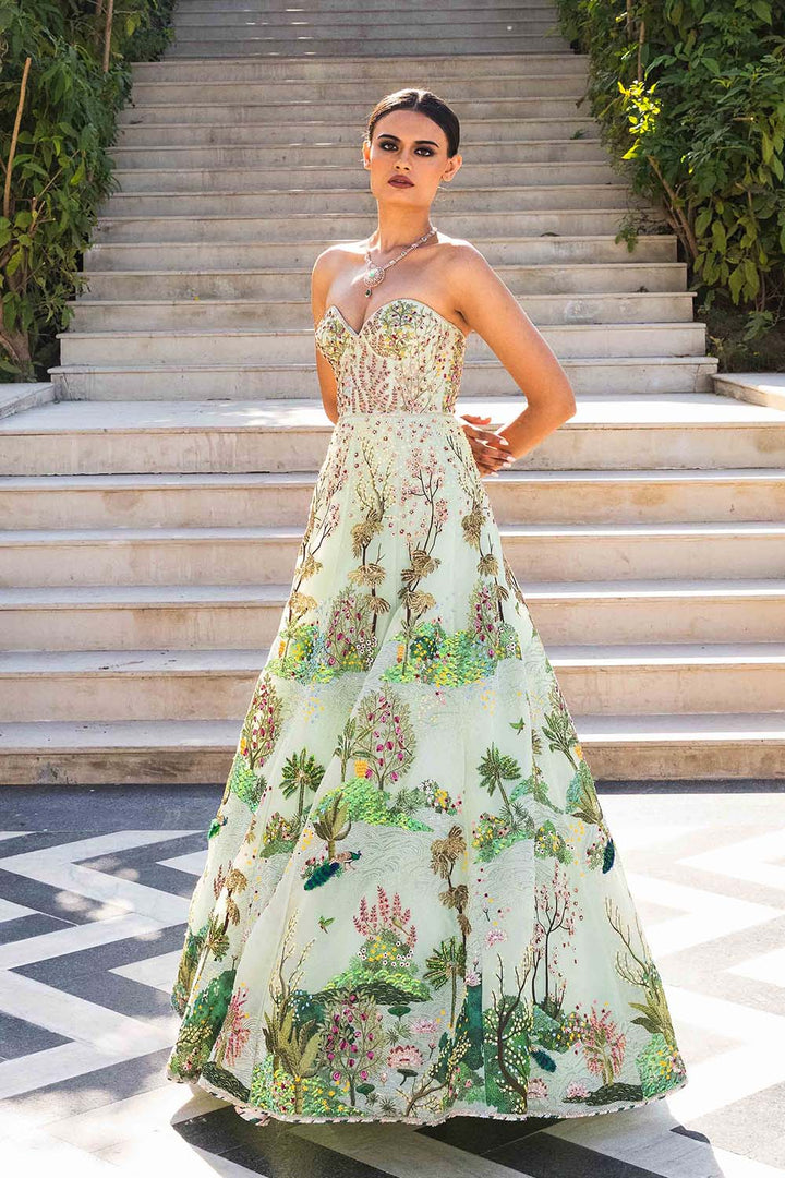 Pichwai Gown Set