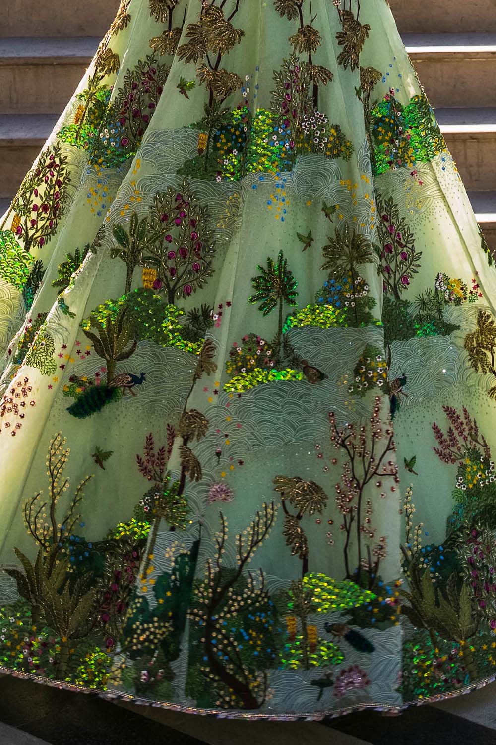 Pichwai Gown Set