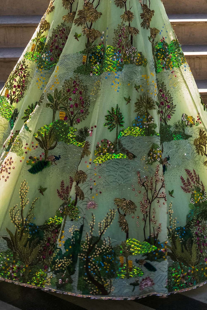 Pichwai Gown Set