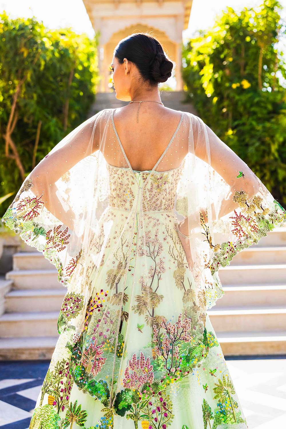 Pichwai Gown Set