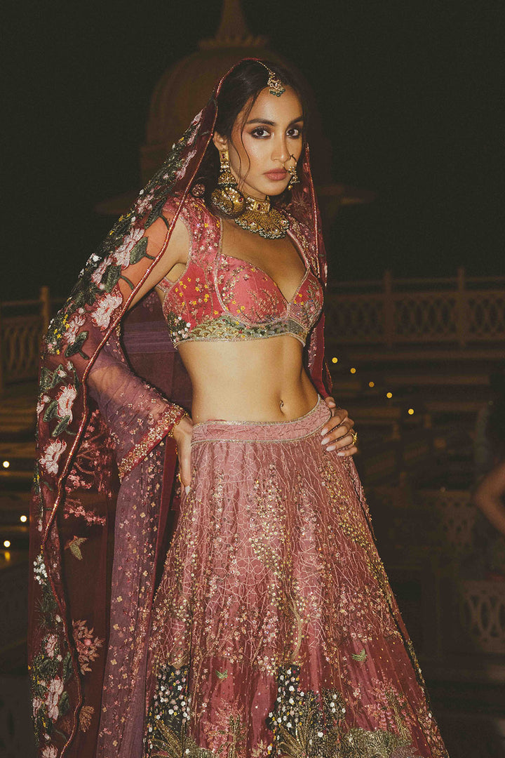 Pichwai Heavy Kalidar Lehenga Set