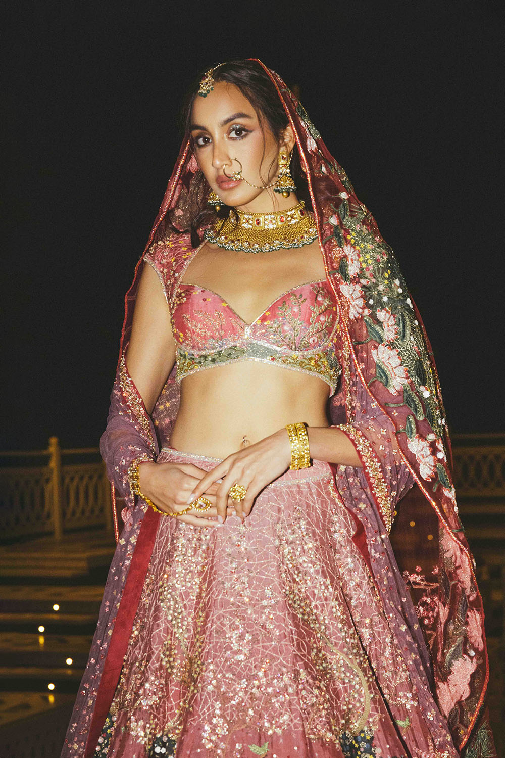 Pichwai Heavy Kalidar Lehenga Set