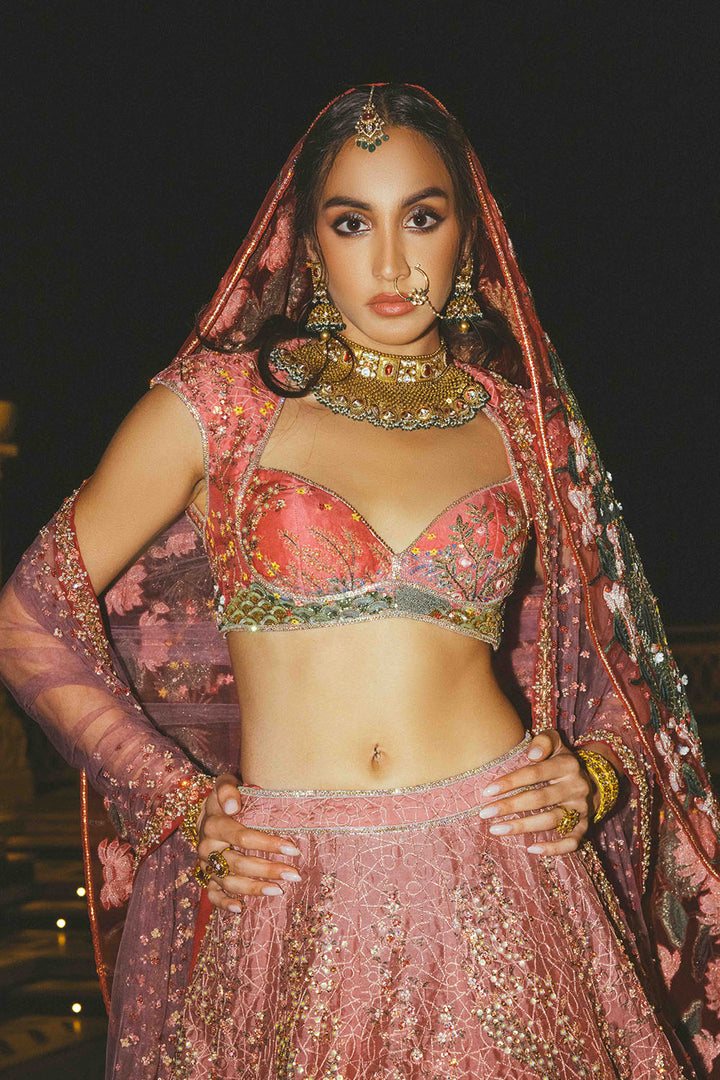 Pichwai Heavy Kalidar Lehenga Set