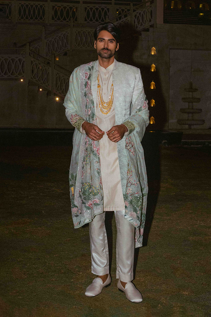 Pichwai Hand Embroidered Sherwani