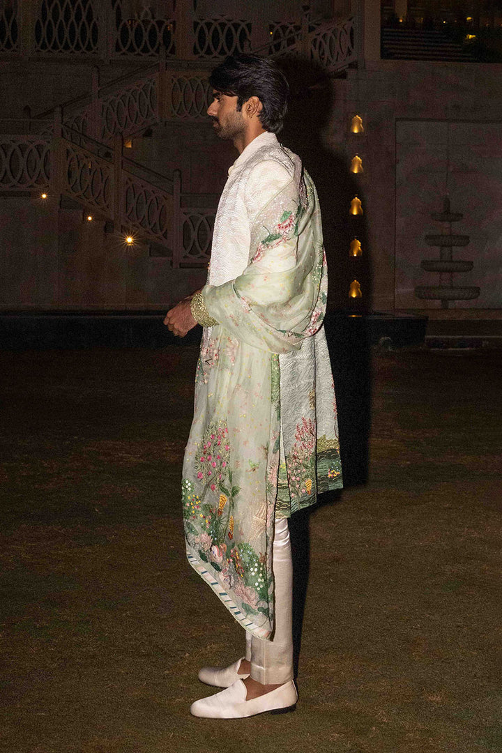 Pichwai Hand Embroidered Sherwani